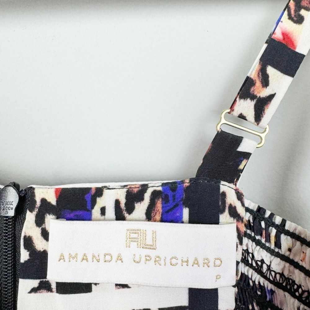 AMANDA UPRICHARD | Champagne Leopard Animal Print Mini Dress Women’s Size P - Picture 8 of 12